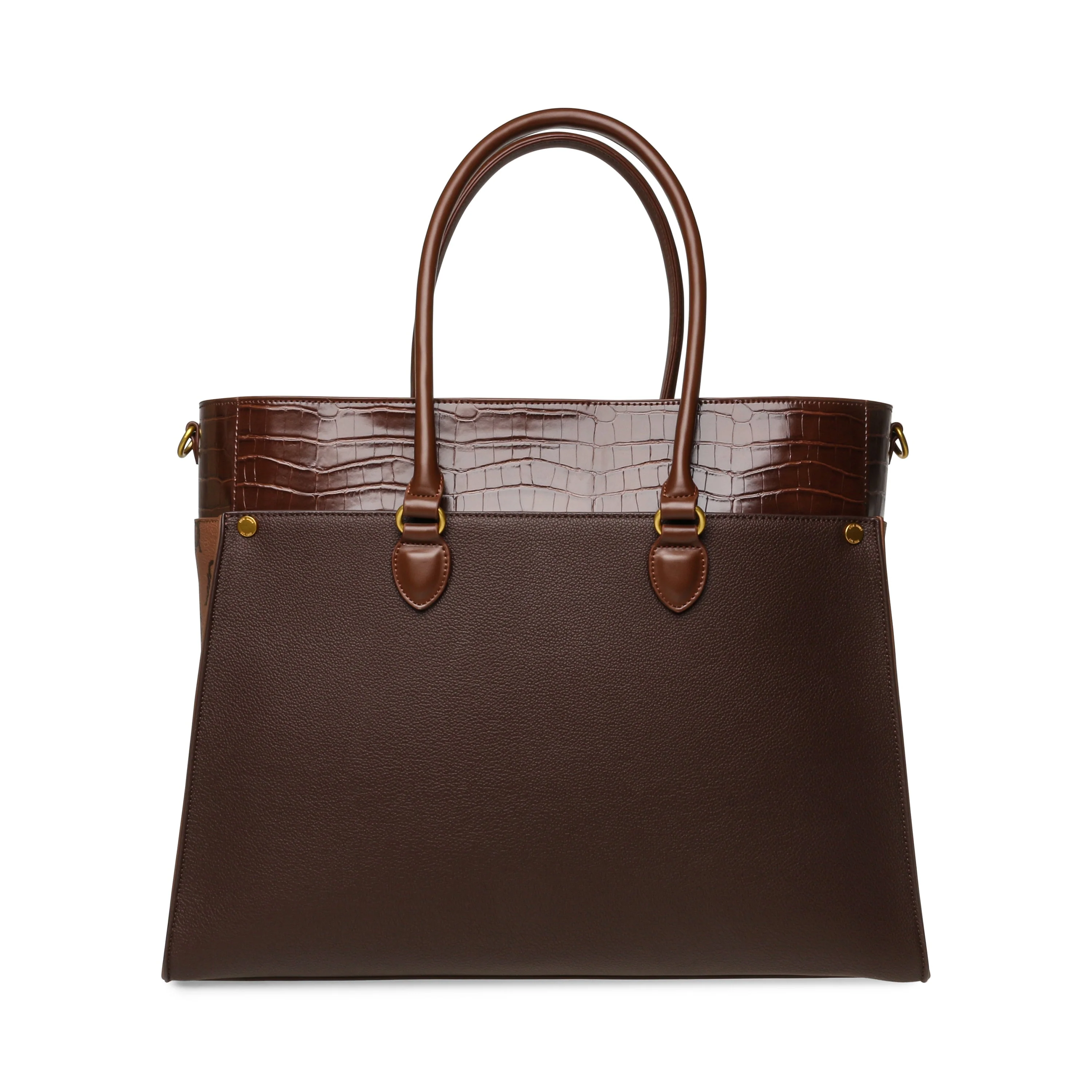 תיק יד גדול לנשים BMARIO-E בחום - Image 2